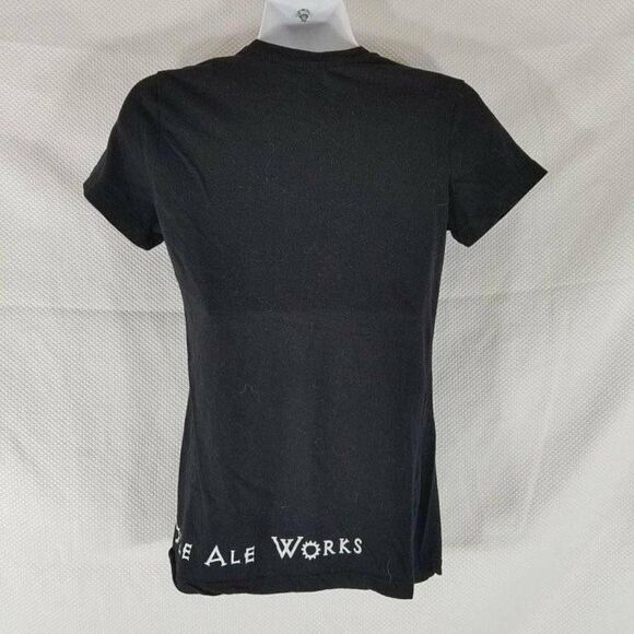 Noble Ale Works Brewery Black Crew Neck Fitted Beer Promo Tshirt M - Picture 3 of 4